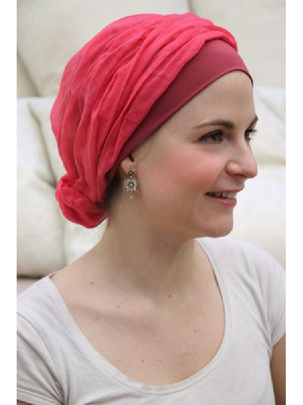 Top Mano Fuchsia - alopecia / chemo headwear