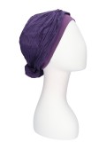 Top Mano purple- chemo hat / chemo scarf