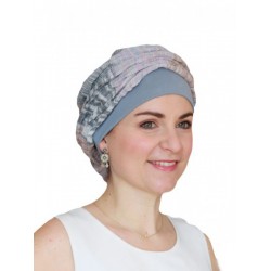 Band für Beanie Mütze Stirnband Haarband Blau little things in life Chemo Jersey 