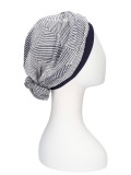 Top Mano navy white - chemo hat / alopecia headwear