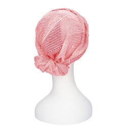 Top Mano Red white - chemo hat / alopecia headwear