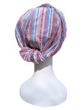 Top Mano Ikat Pink - alopecia / chemo headwear