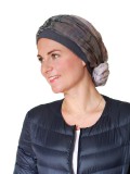 Top Mano print jeans - chemo hat / alopecia hat Top Mano print jeans - chemo mutsje / alopecia mutsje - EN