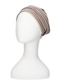 Hat Maya Stripes Cream - chemo headwear / alopecia headcover