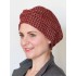 Hat Maya red - cancer hat / alopecia headwear