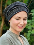 Hat Maya black pattern - chemo hat / alopecia hat Hat Maya black pattern - chemo hat / alopecia hat