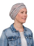 Hat Maya Design Stripes - chemo hat / alopecia headwear