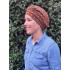Mutsje Maya brown Multicolour - chemo mutsje / alopecia mutsje Mutsje Maya Brown Multicolour  - chemo mutsjes  mooi hoofd