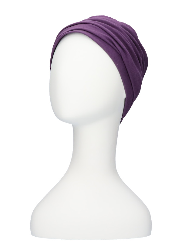 Top Noa Purple - cancer hat / alopecia headwear