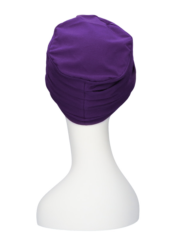 Top Noa Purple - cancer hat / alopecia headwear