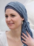 Scarf-hat New Delhi Jeans - chemo headscarf / alopecia scarf