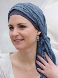 Scarf-hat New Delhi Jeans - chemo headscarf / alopecia scarf