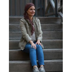 Scarf-hat New Delhi Brown - chemo headscarf / alopecia scarf