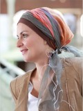 Scarf-hat Tania Autumn - chemo headscarf Scarf-hat Tania Autumn - chemo headscarf