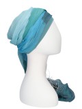 Scarf-hat Ocean - chemo scarf / alopecia scarf