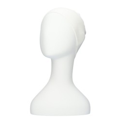 Chemo slaapmuts Elisa Wit - chemo mutsjes Lookhatme / alopecia mutsje