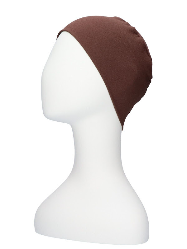 Chemo slaapmuts Elisa Bruin - chemo mutsjes winkel