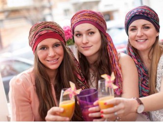 Scarf-bands for hair loss during chemotherapy or other medical conditions