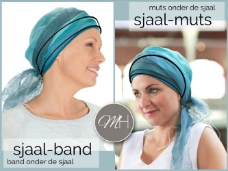 Scarf-bands and scarf-hats in many colors at My Headwear.shop specialised in chemo headwear