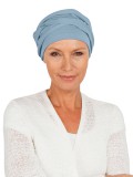 Top PLUS bleu - chemo headwear