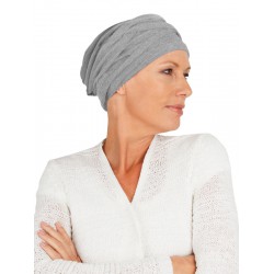 Top PLUS lichtgrijs melee - kankermutsje / alopecia vrouwen 